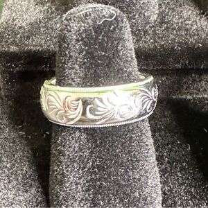 Tacori Silver Floral Ring .925 silver women’s sz 6